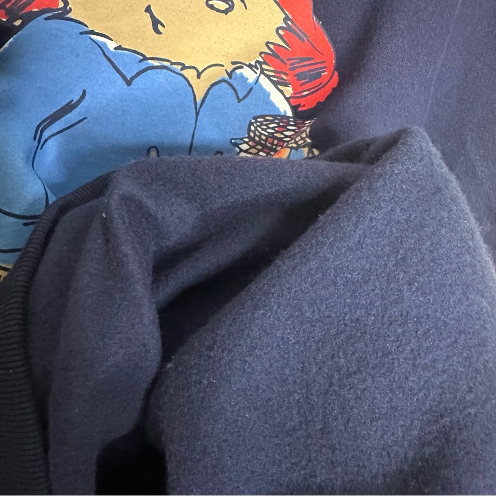Paddington Women's Oversized Paddington Bear Graphic Sweatshirt Blue Sz XXL NWT - Picture 7 of 9